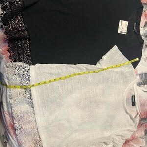 Joe Boxer vintage tops with lace trim